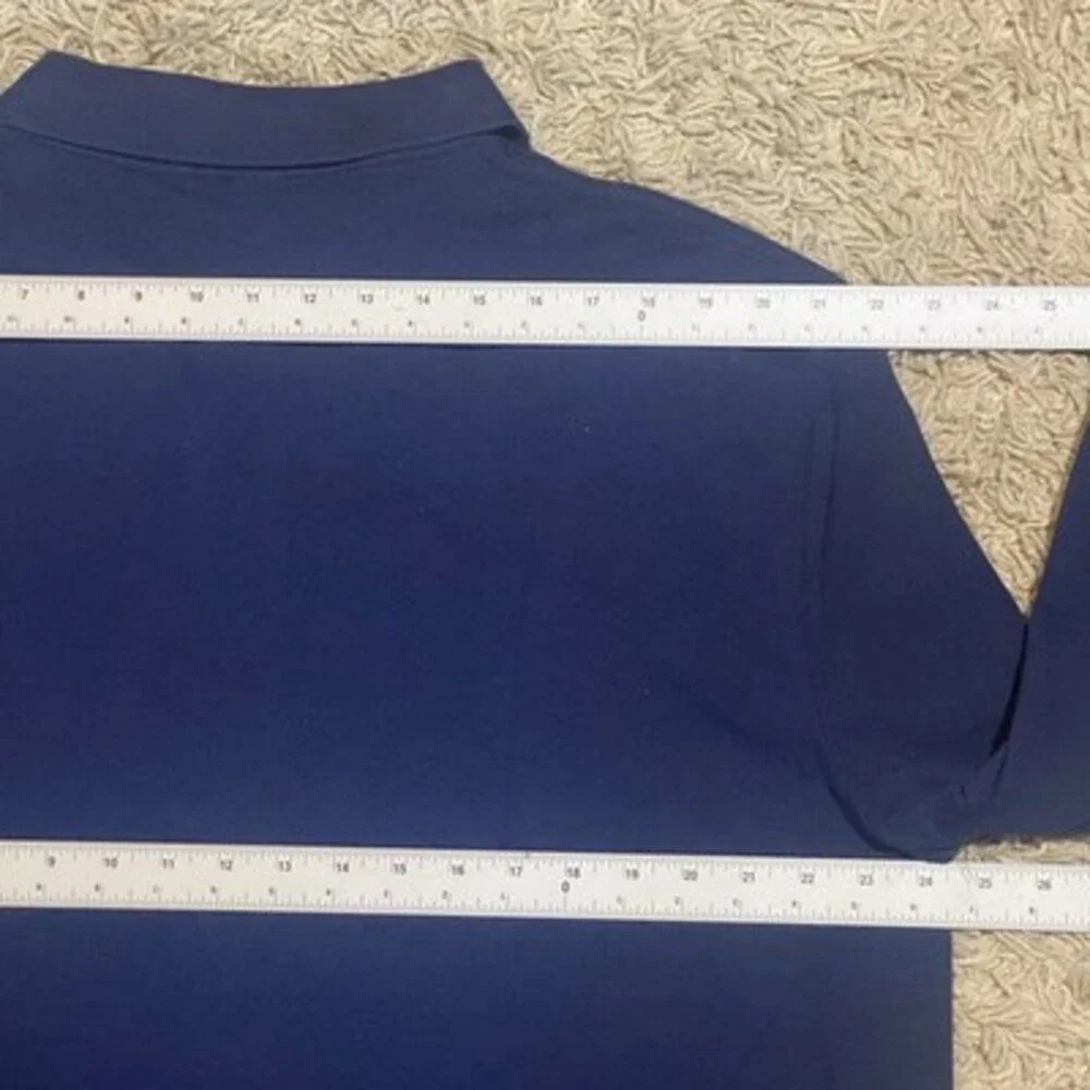 NWT Polo Ralph Lauren Mens‎ Navy Pullover Sweatshirt M Preppy Vintage Collared